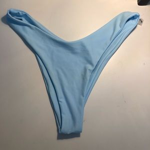 BRAND NEW medium pastel blue bikini bottoms